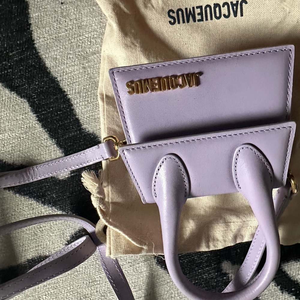 Jacquemus Le Chiquito Moyen Bag in Purple - Picture 4 of 4